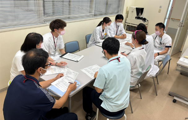 心不全多職種カンファレンスの様子