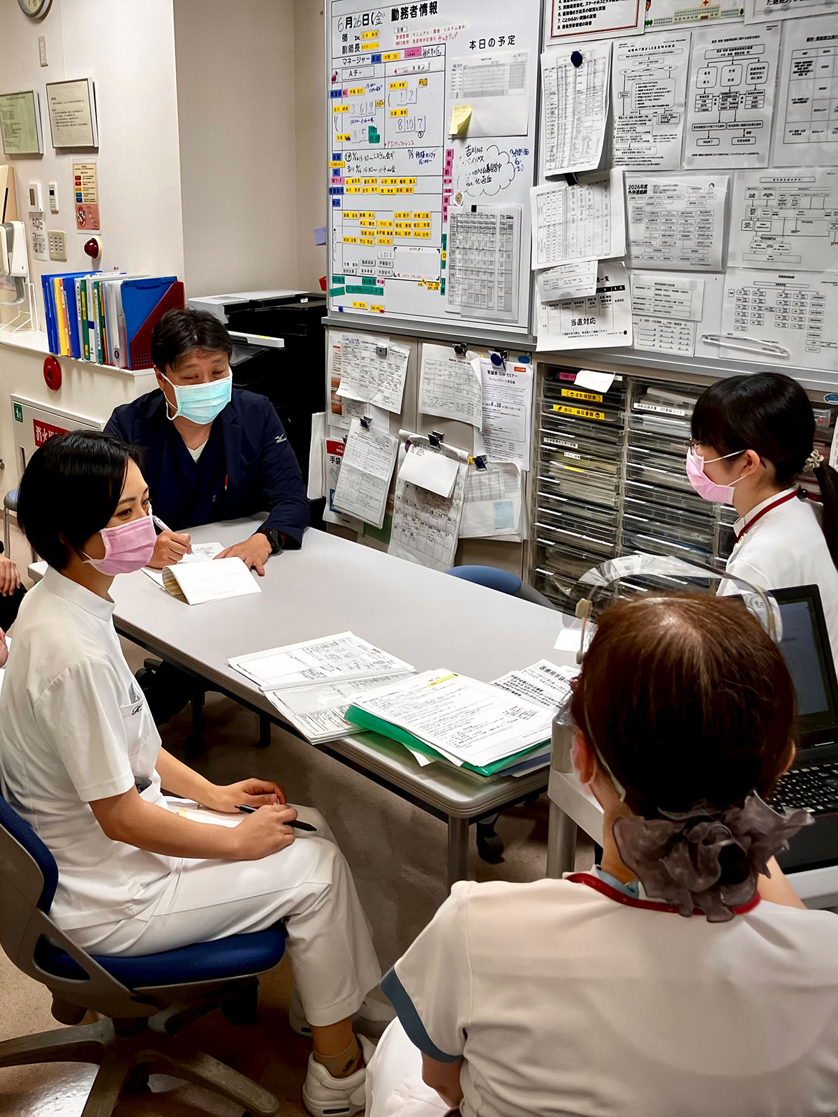 透析カンファレンスの様子